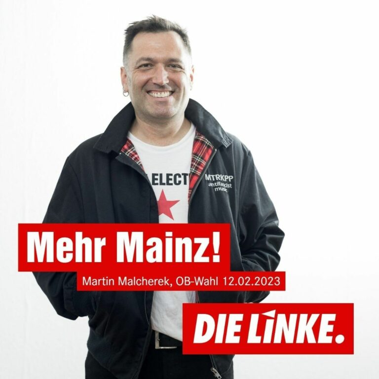 OB-Wahl: Die Linken Mainz nominieren Martin Malcherek - sensor Magazin ...